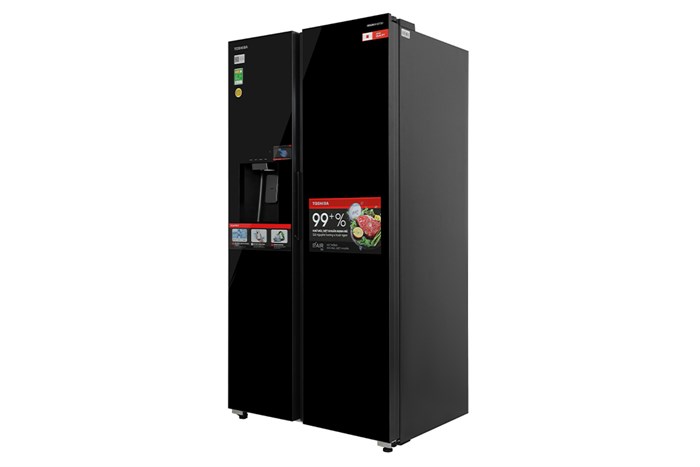 Tủ Lạnh Toshiba Inverter 568 Lít Side By Side GR-RS755WIA-PGV(22)-XK